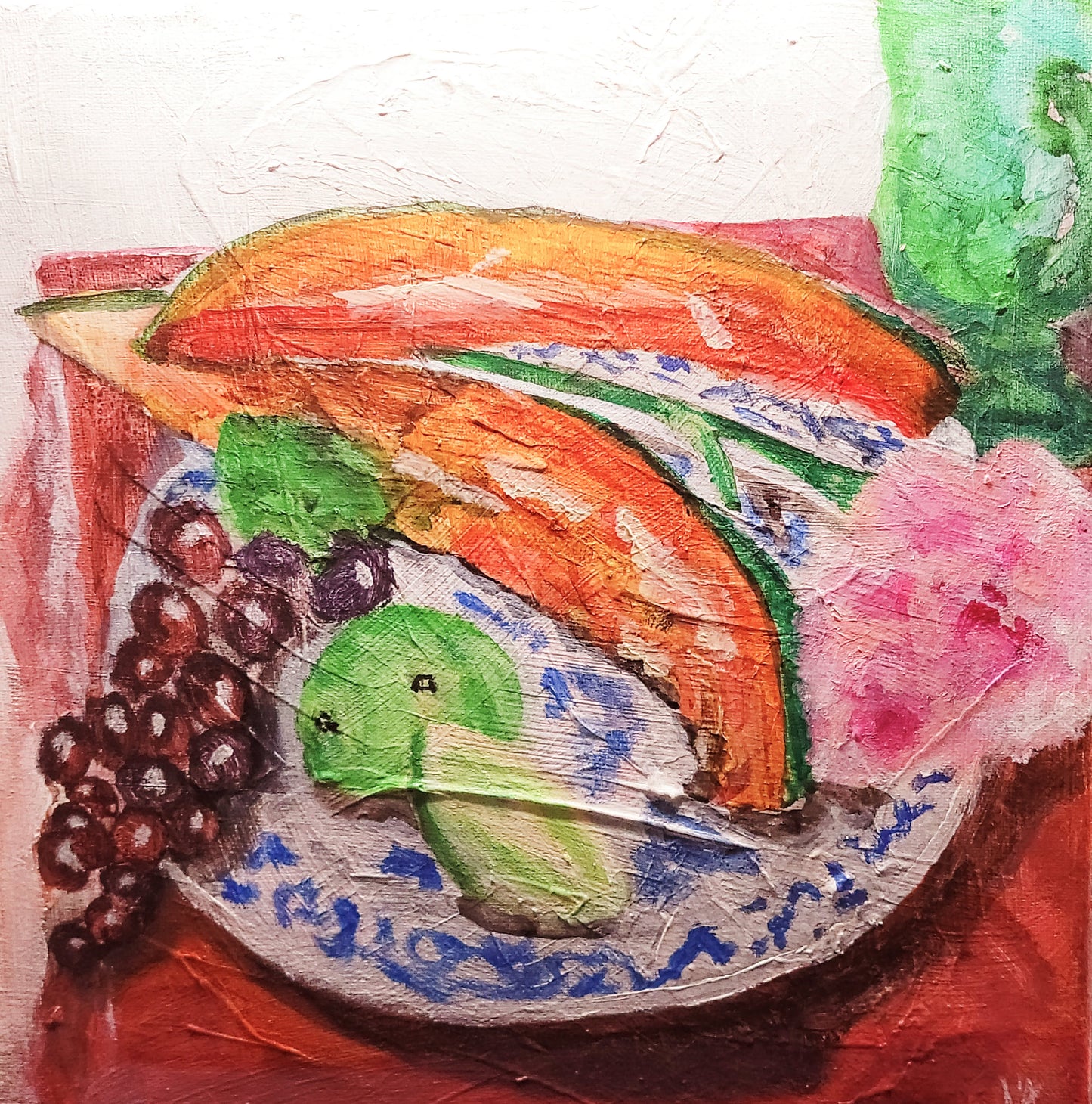 Still Life with Papaya