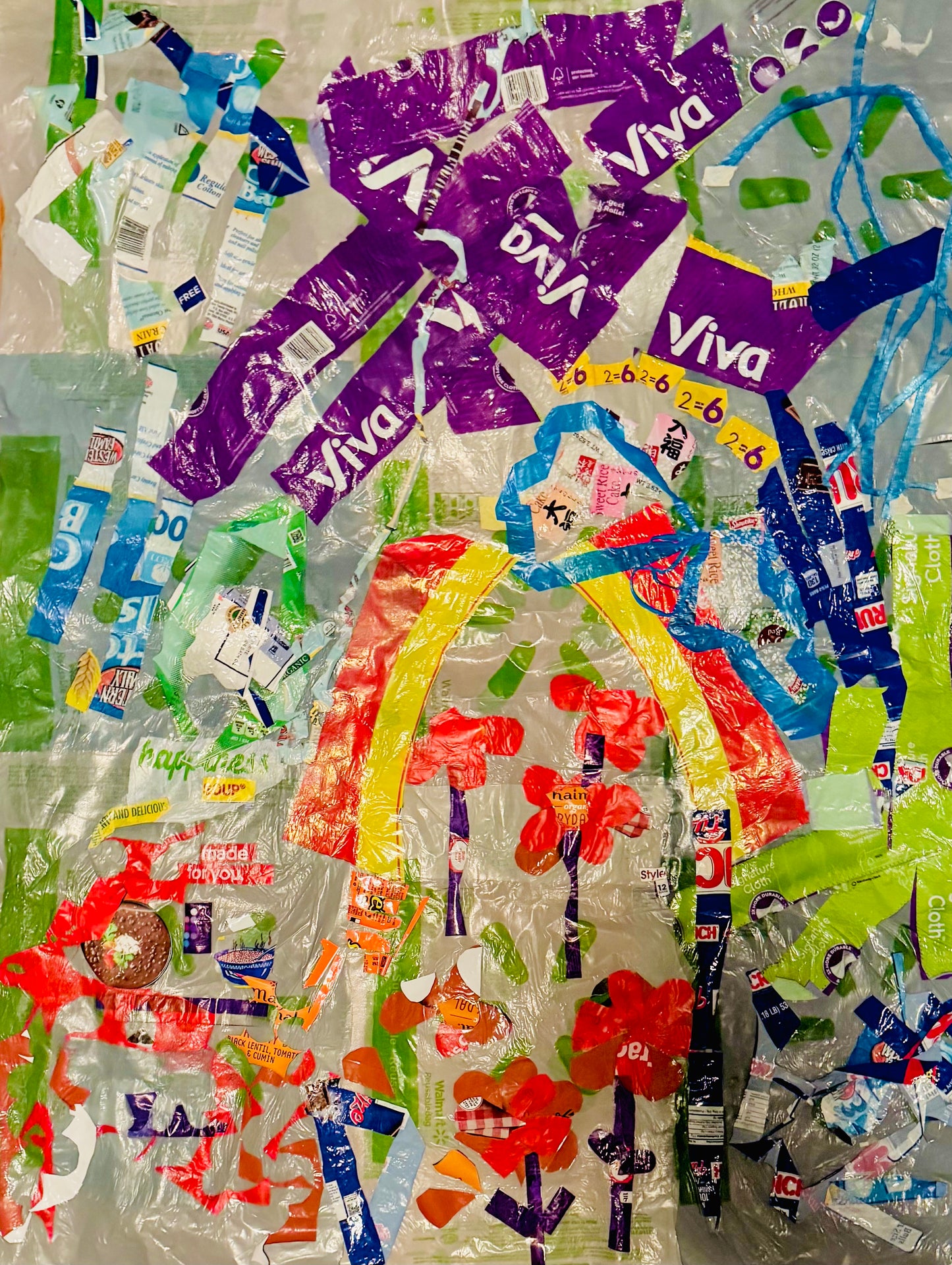 'Hot Sticky Mess' Abstract Landscape